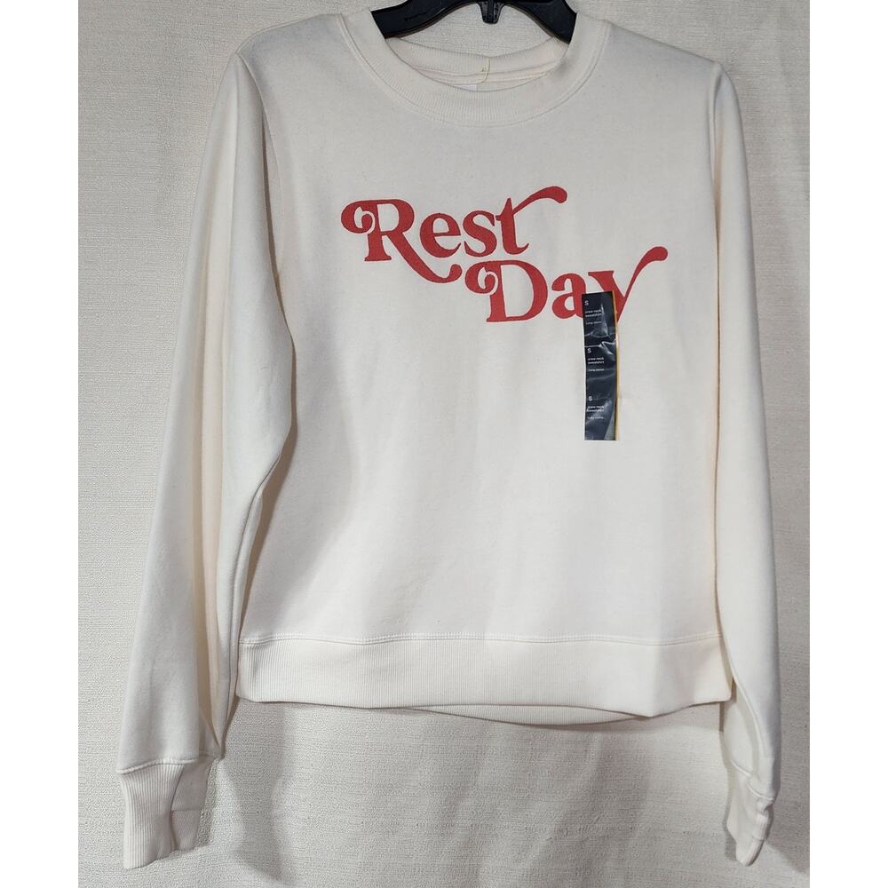 Women's '' Rest Day '' All in motion sweatshirt size small